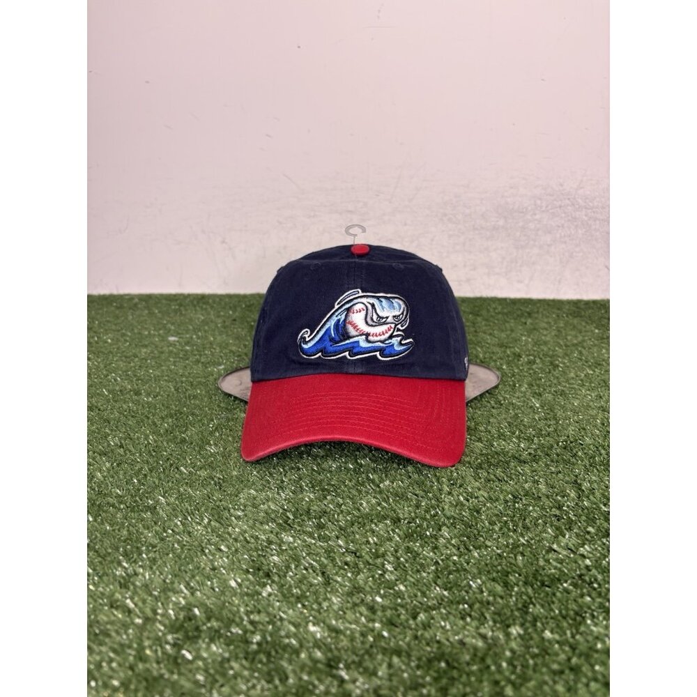 West Michigan Whitecaps hat cap strap back blue red '47 dad MiLB mens unisex
